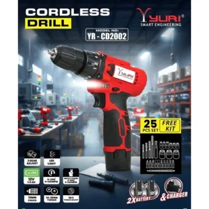 Yuri 12V Cordless Drill Machine With Kit 10Mm Yr-cd2002