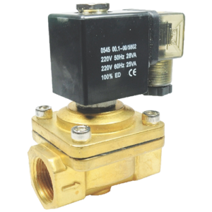 Akari 2 Port 2 Position 25.40mm(1") Single Solenoid Vacuum Diaphragm Valve Pu220-08 Brass