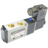 Akari 5 Port 2 Position 6.35Mm(1/4") Single Solenoid Valve 4V-08 4V Series — Akari Air & Steam Flow Control Solutions