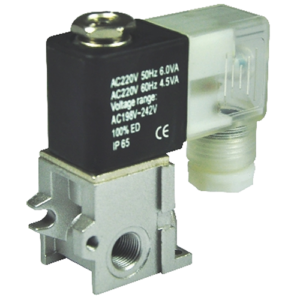 Akari 3 Port 2 Position 3.17mm(1/8") Single Solenoid Direct Acting Valve K23-06 Neumac type