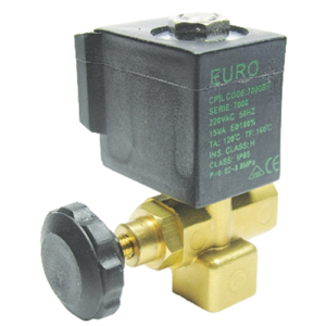 Akari 6.35mm(1/4") Steam Ironing Solenoid Valves Euro-plus- dl6k