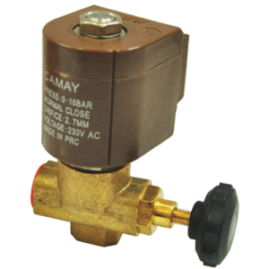Akari 6.35mm(1/4") High Pressure Steam Ironing Solenoid Valves With knob Camay-plus-dl-6f