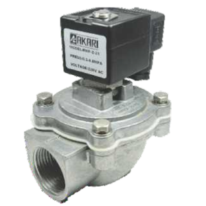Akari 2 Port 2 Position 25.40mm(1") Single Solenoid Dust Collecting Valve Female thread Rmf-z-25-s