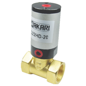 Akari 12.70mm(1/2") Pilot Operated Single Acting Solenoid Valve Q22hd-15 Brass