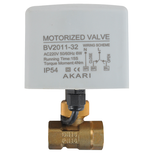 Akari 50.80Mm(2") Electric Actuator Motorized Brass Ball Valve Eav-50