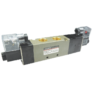 Akari 5 Port 3 Position 12.70mm(1/2") Double Solenoid Valve 4v-430-15  4v series