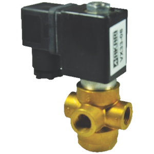 Akari 6.35mm(1/4") Three Way Water Diverting Single Acting Solenoid Valve Vx33-08