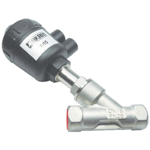 Akari 12.70mm(1/2") Angle Y Type Single Acting Actuator Valve Y-15 Stainless steel