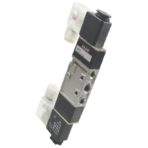 Akari 5 Port 2 Position 6.35mm(1/4") Double Solenoid Valve D-522  German type series
