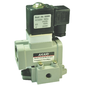 Akari 3 Port 2 Position 3.17mm(1/8") Single Solenoid Valve K23-jd-06 Shradder type