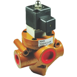 Akari 3 Port 2 Position 19.05mm(3/4") Power Press Single Solenoid Valve K23-jd-20w Puppet type