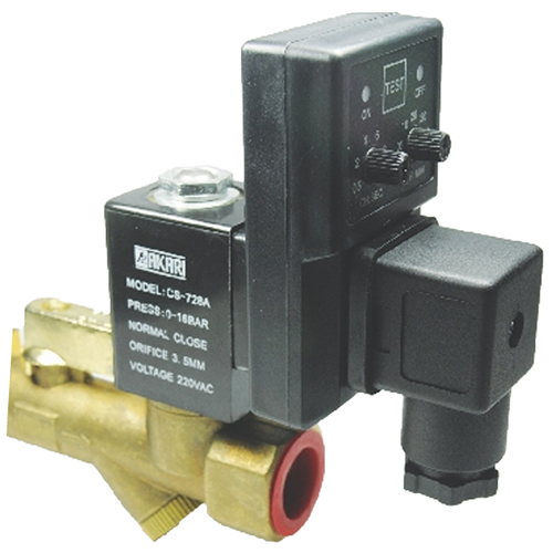 Akari 12.70mm(1/2") Auto Drain Valve With Timer+ Strainer+Ball Valve Cs-728a
