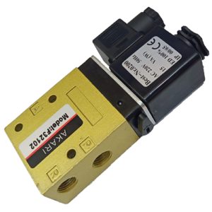 Akari 3 Port 2 Position 6.35mm(1/4") Single Solenoid Valve F32102  Festo type
