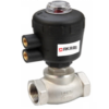 Akari 31.75Mm(1.1/4") Globe Control T Type Double Acting Actuator Valve Female thread Gv100p032nc-304