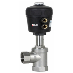 Akari 2 Port 2 Position 50.80Mm(2") Diaphragm Drain Single Acting Actuator Valve Female thread Dv100p050nc-304
