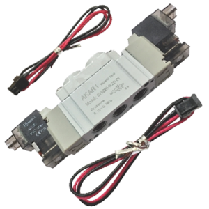 Akari 5 Port 2 Position 3.17mm(1/8") Double Solenoid Valve Sy-5220-01-24v-dc  Smc type