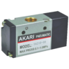 Akari 3 Port 2 Position 3.17mm(1/8") Single Pilot Valve 3a-110-06