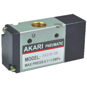 Akari 3 Port 2 Position 3.17mm(1/8") Single Pilot Valve 3a-110-06