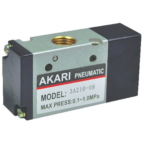 Akari 3 Port 2 Position 3.17mm(1/8") Single Pilot Valve 3a-110-06