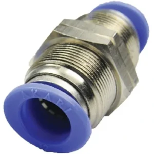 Akari Equal Bulk Head Union Pmm — Akari Pneumatic Piping & Connector Solutions