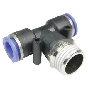 Akari Male Tee Branch Pt — Akari Pneumatic Piping & Connector Solutions
