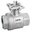 Akari Stainless Steel Full Bore Ball Valve With Mounting Pad 2Piece Body Design — Akari All Products