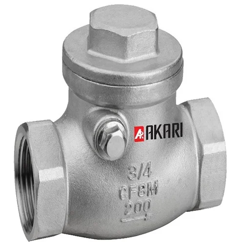 Akari Stainless Steel Horizontal Check Valve Ss-Cv