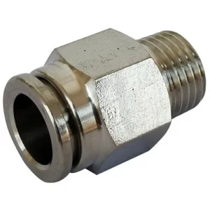 Akari Stainless Steel Male Connector Sspc — Akari Pneumatic Piping & Connector Solutions