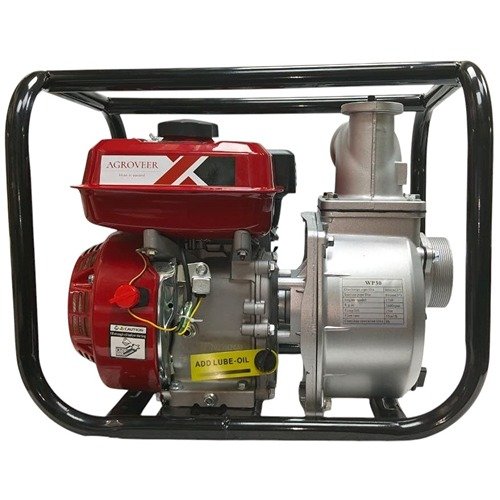 Agroveer Air Cooled 3Hp Petrol Engine Water Pump 3 Inch wp30