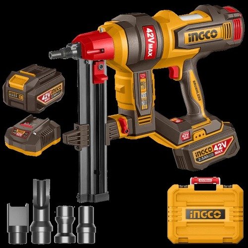 Ingco 42V Cordless Concrete Nailer 40Mm Ccnli420602
