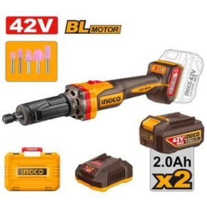 Ingco 1/4 Inch 42V Cordless Die Grinder 6Mm Cdgli42012