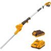 Ingco 20V 460Mm Cordless Pole Hedge Trimmer 18 Inch Cpht201601