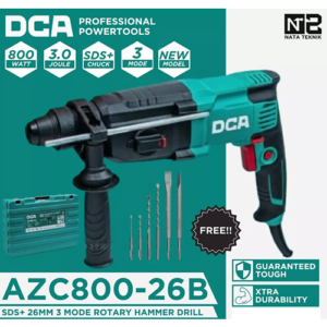 Dca 800W Rotary Hammer 26Mm Azc800-26B — Dca Rotary & Demolition Hammers