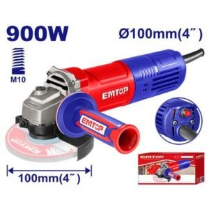 Emtop 4 Inch 900w Angle Grinder 100mm EAGR09042