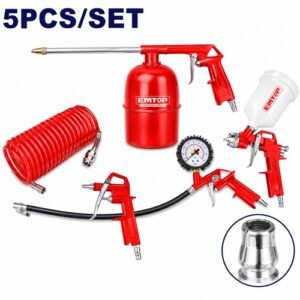 Emtop 5 Pieces Air Tools Set Eatls0503J