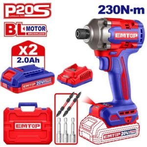 Emtop 20v Cordless Impact Screw Driver ECIRL2023