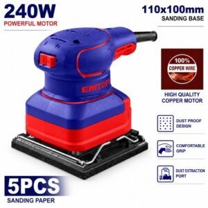 Emtop 4.3 Inch Orbital Sander 240W 110Mm Efsr24101