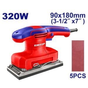 Emtop 7 Inch Orbital Sander 320W 180Mm Efsr3206