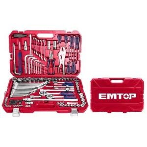 Emtop 142 Pieces Combination Tool Set Ehts01421