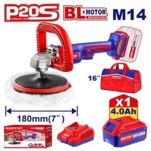 Emtop 7 Inch Cordless Polisher 20v 180mm ELAP20181