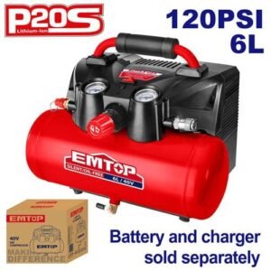 Emtop Cordless Air Compressor ELAR2001