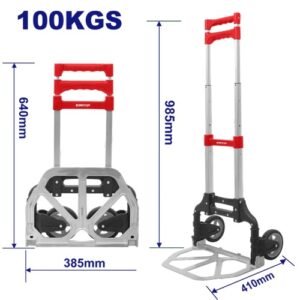 Emtop Foldable Hand Truck Emwb8A10