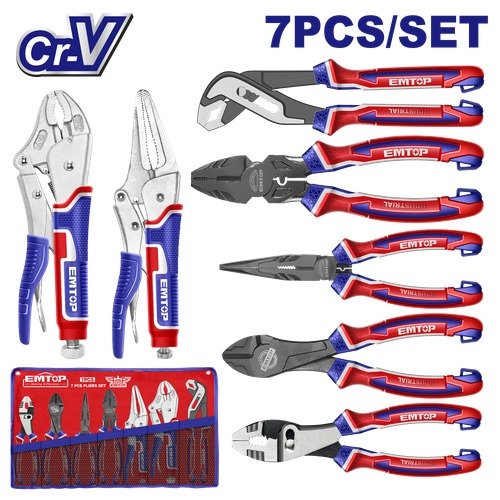 Emtop 7 Pieces Plier Set Eos23055