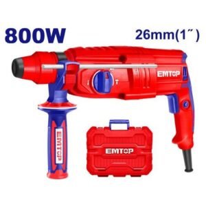 Emtop 800w Rotary Hammer 26mm ERHRL801