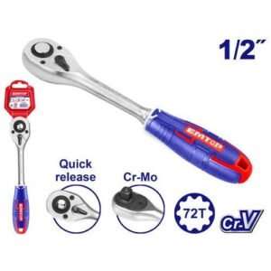 Emtop Ratchet Socket Wrench Erwh0121