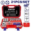 Emtop 21 Pieces Socket Set Eskt12211