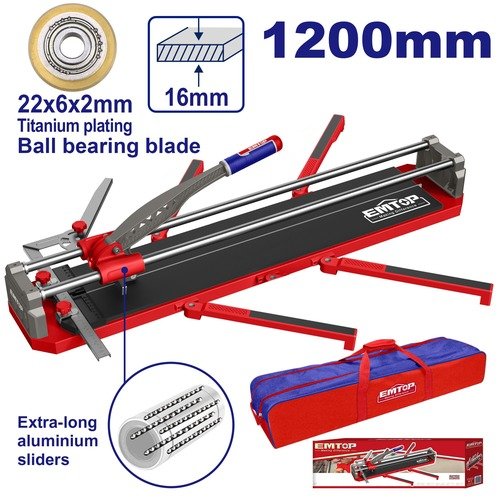 Emtop 48 Inch Manual Tile Cutter 4 Feet ETCR1206