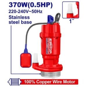 Emtop 370W Submersible Pump Ewpps03701