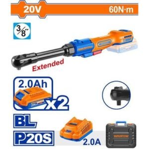 Wadfow 3/8'' Square Drive Cordless Drive Ratchet 20V 60 N*m Wcd2060292