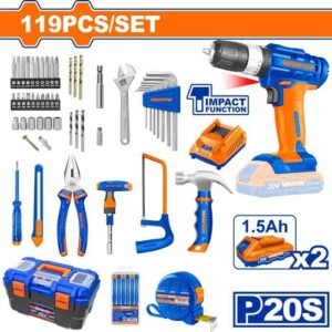 Wadfow 119 Pieces Tool Set Wdt1b119